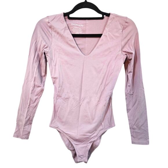 Everlane Tops - NWOT Everlane The Long-Sleeve V-Neck Bodysuit Size S
